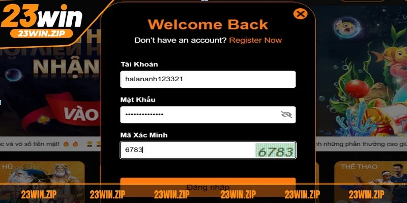 Khi đăng nhập 23WIN thành viên cần sử dụng liên kết chính thống